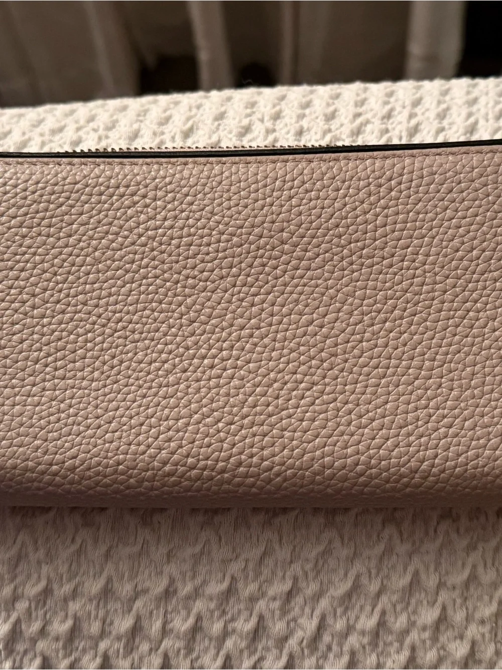 kate spade ♠️ Pebbled Leather Zip Wallet
